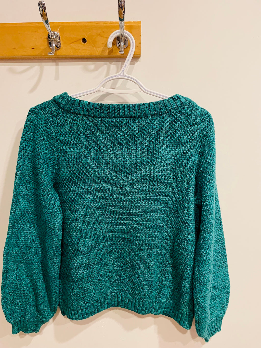 Chandail vert tricot - Ichi - Taille Small