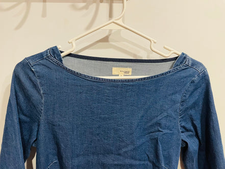 Robe longue jeans manches longues - Wilfred Free - Taille 6