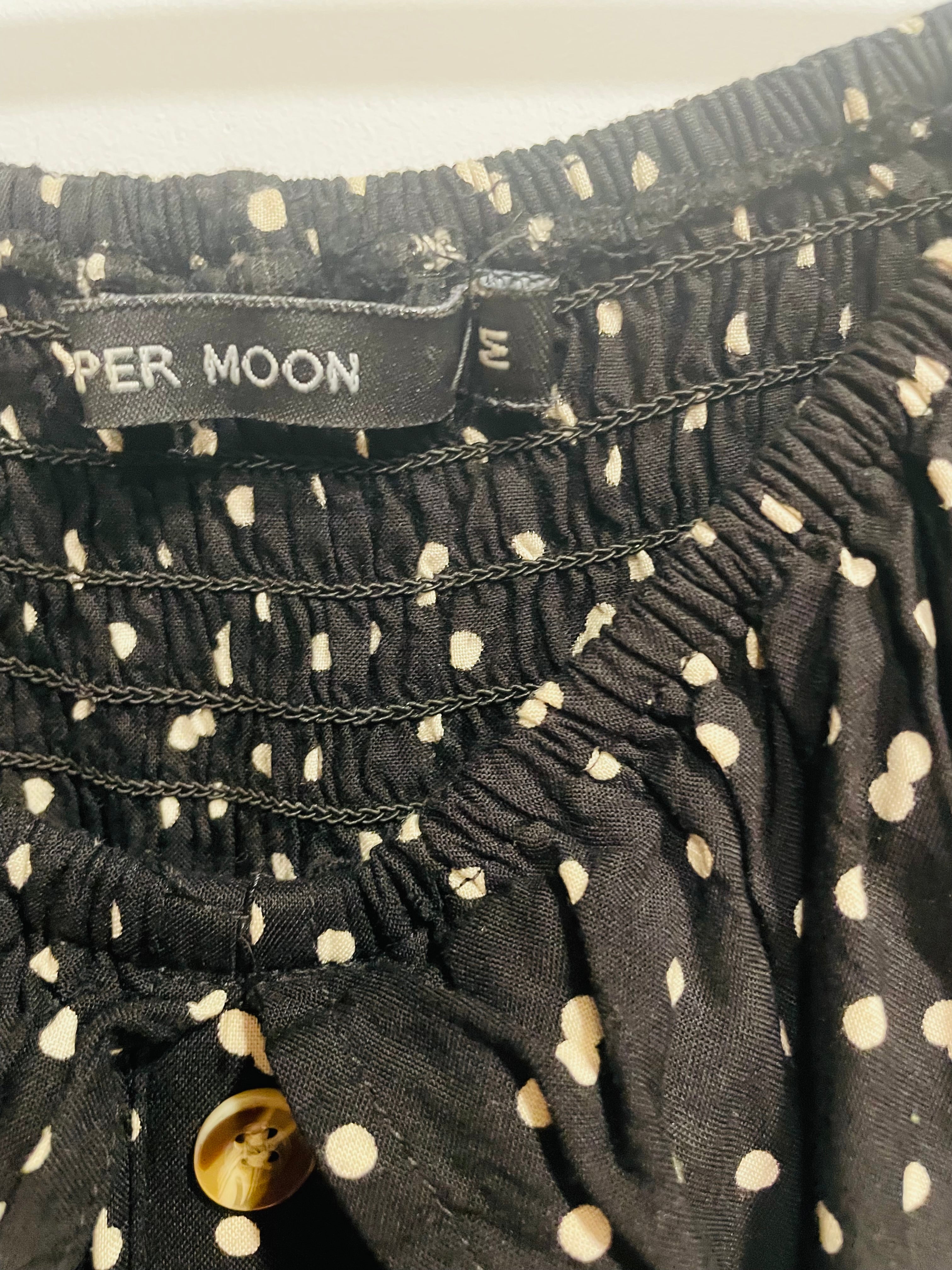 Robe picotée col élastique à vilants - Paper Moon Medium