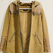 Veste pour femme fourrure et laine vintage - RUDSAK - taille petit