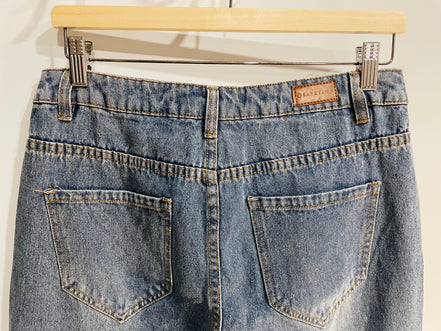Jeans taille mi-haute, jambe large / Sabotage / Taille 5