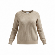 Haut tricot brun manches longues / ICHI / taille médium
