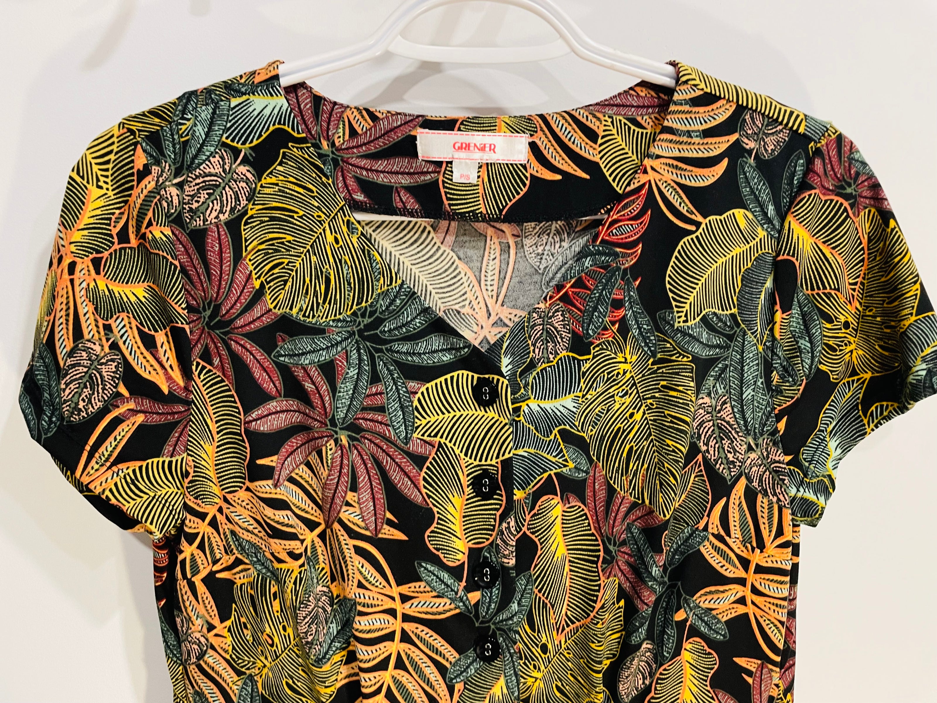 Robe motif tropical/ Grenier / taille Small