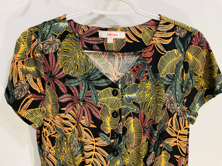 Robe motif tropical/ Grenier / taille Small