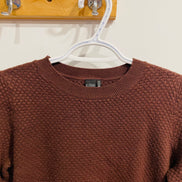 Haut manches longues tricot brun - Icõne par Simons - Taille médium