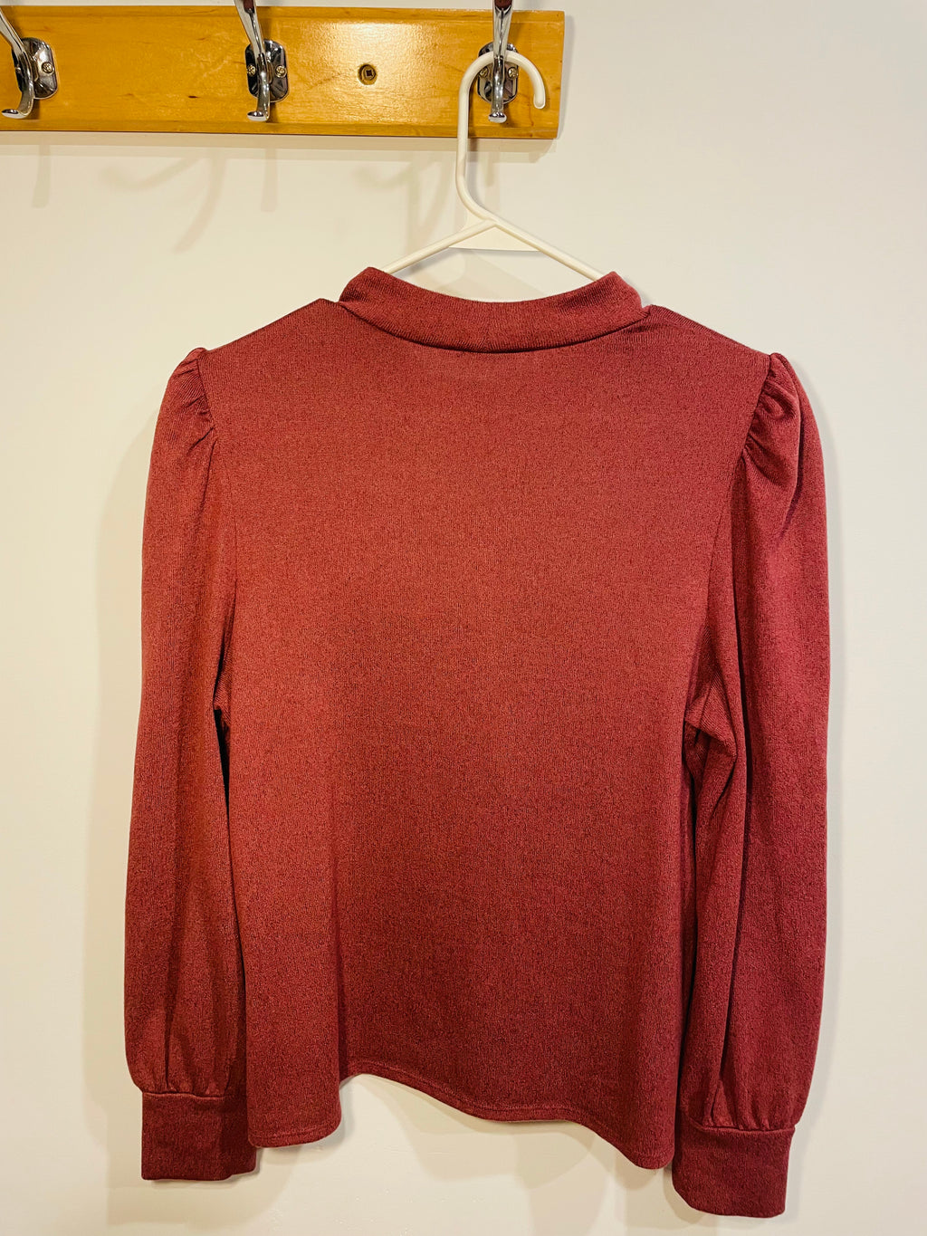 Chandail rose et perles / manches longues / Reitmans / taille Medium