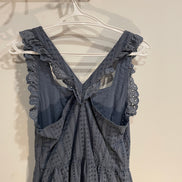 Robe bleue dentelle/ ICHI / taille Small
