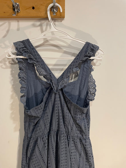 Robe bleue dentelle/ ICHI / taille Small