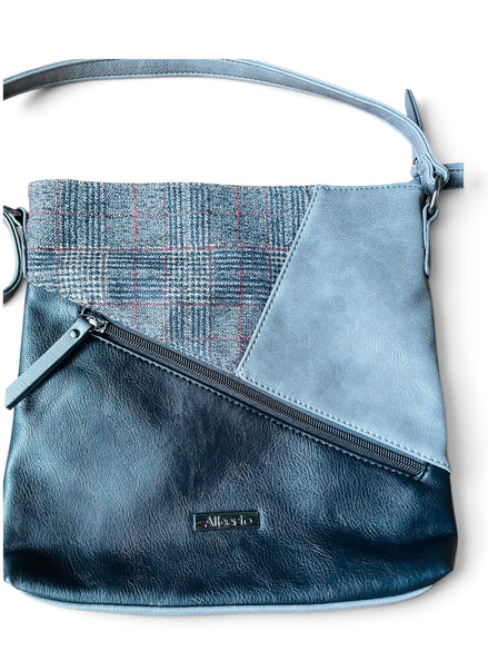 Sac cuir tons de gris / Alberto
