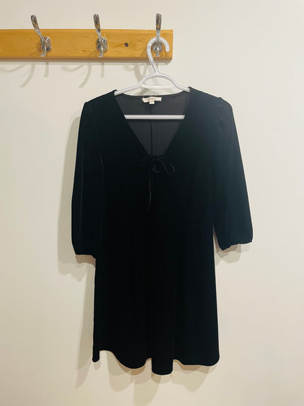 Rogue velours noir - manches longues - Livom XS