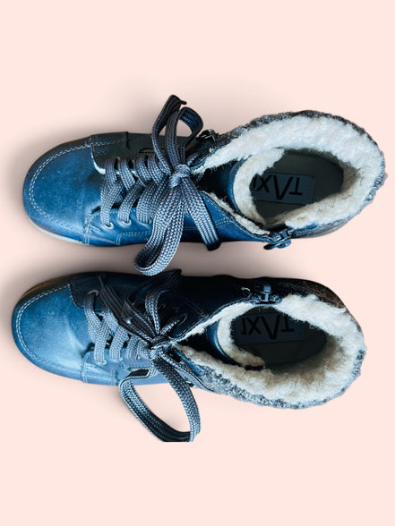 Bottines bleues / Taxi / Taille 7