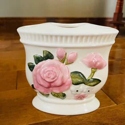 porte brosse à dents en céramique - Motif Floral