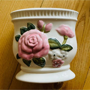 porte brosse à dents en céramique - Motif Floral