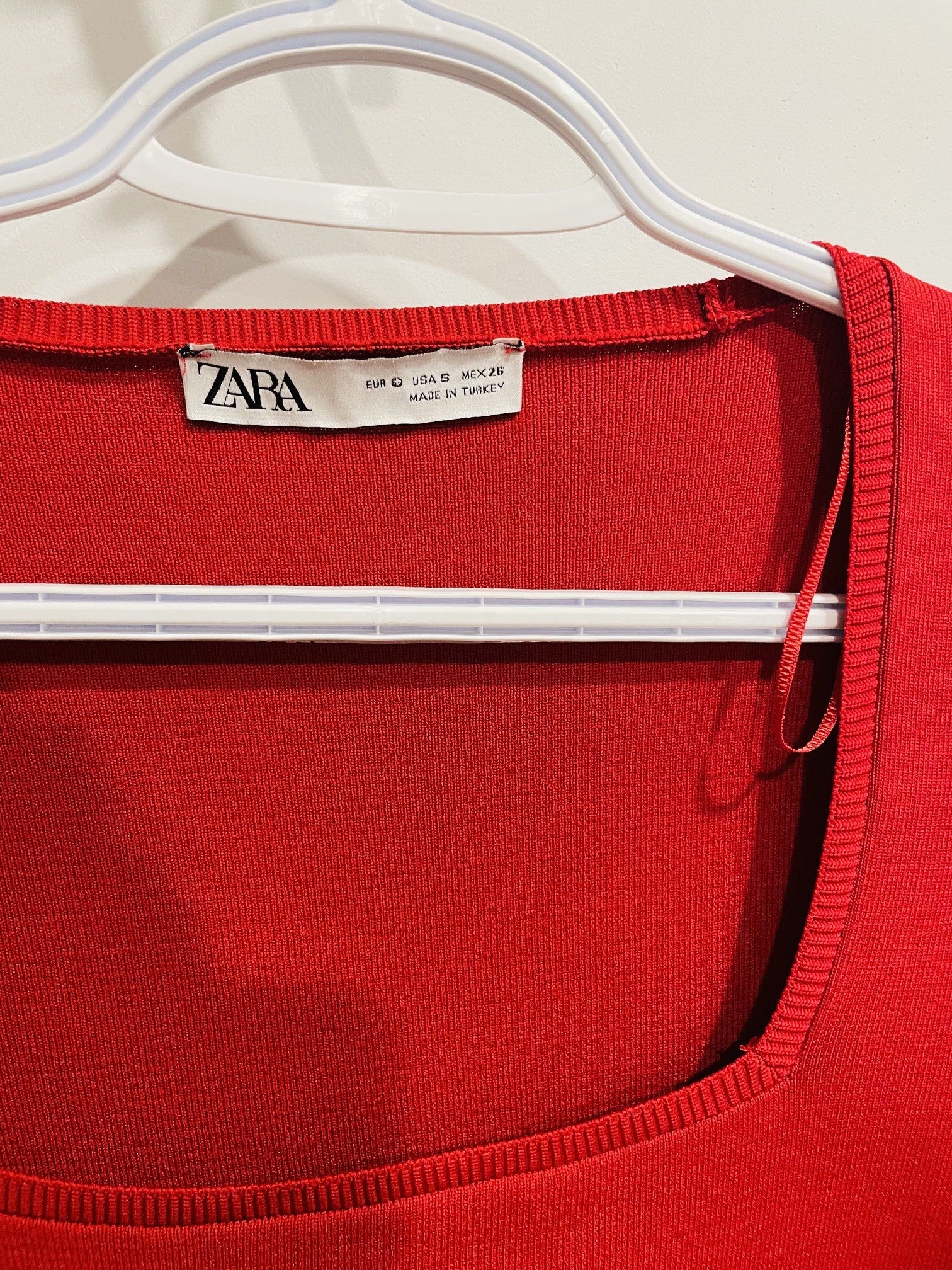 red dress - Zara